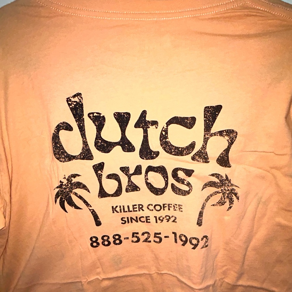 Orange, Men’s, Palm Tree/Killer Coffee, Dutch Bros Shirt